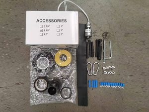 4US series solar stainless steel impeller deep well pump accessories kit