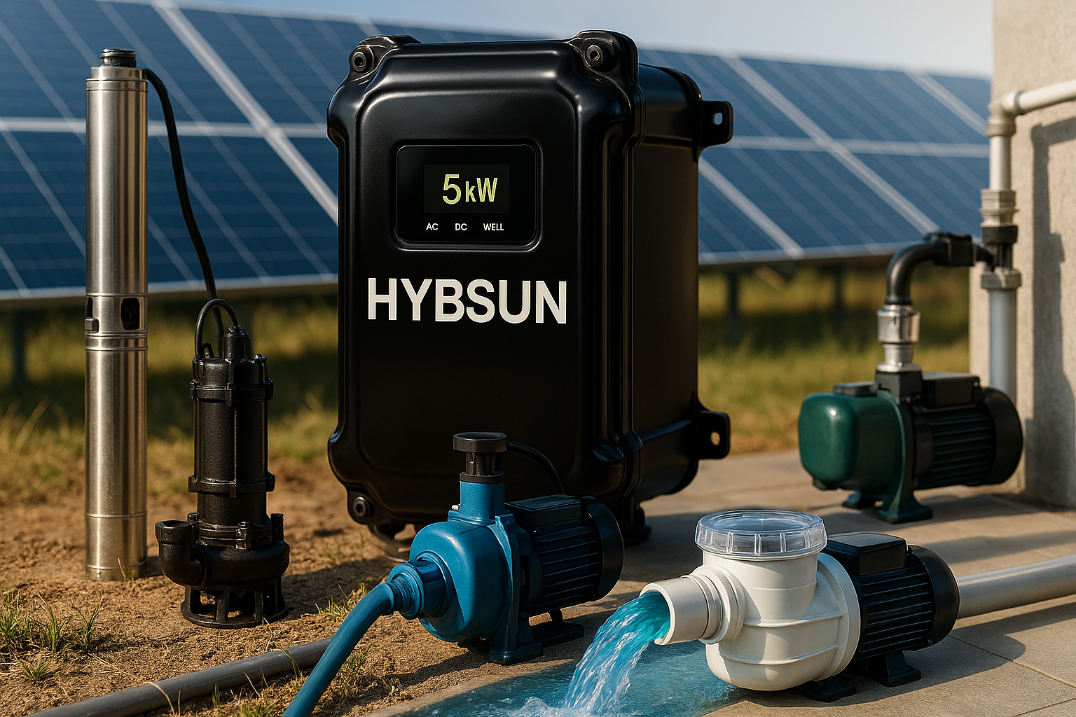 Standard solar inverter vs Solar Pump Inverter