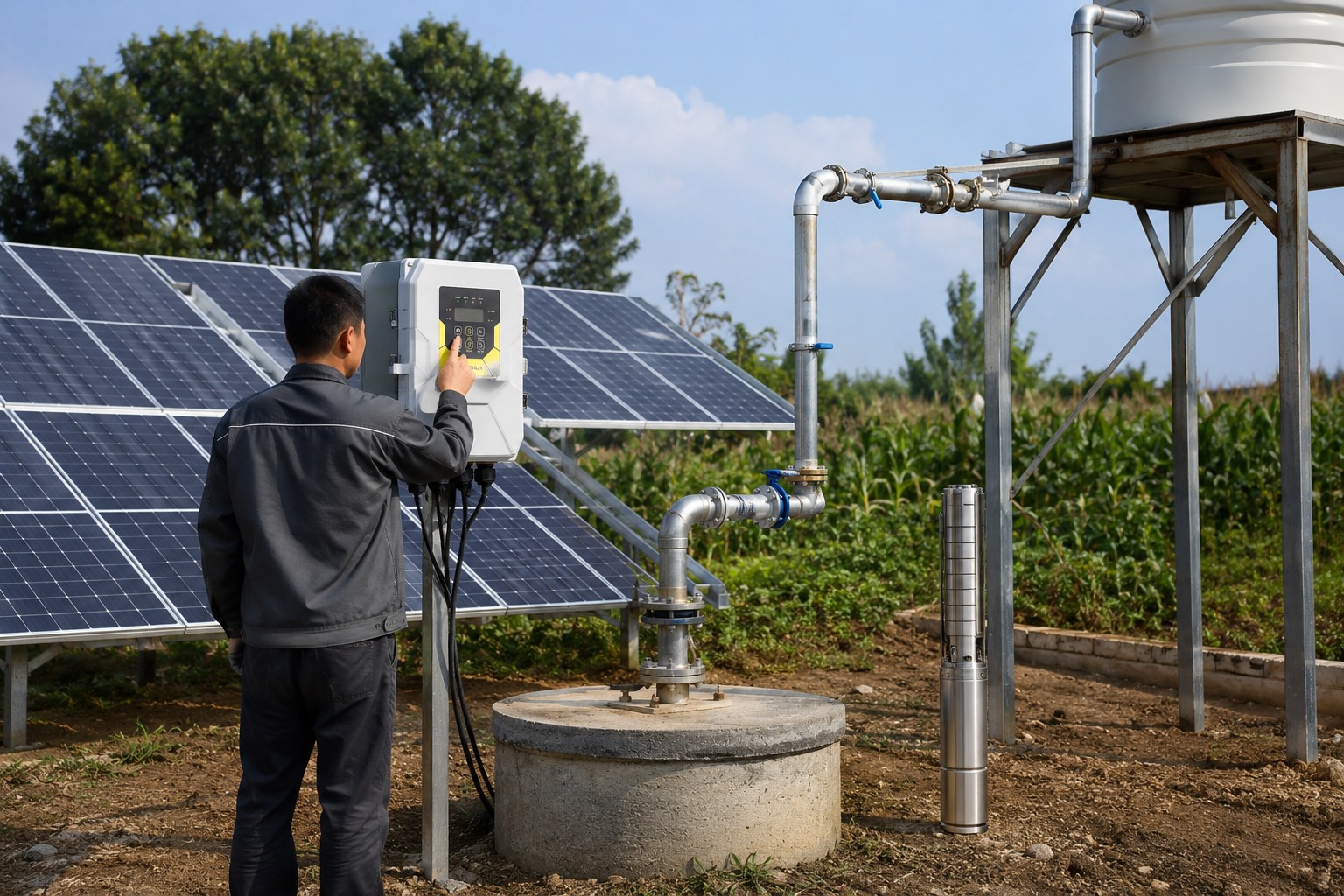 A collection of different types of water pumps on a clean background