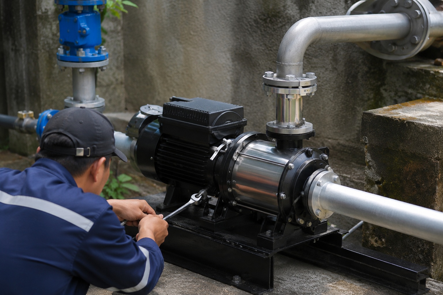 Testing a vehicle water pump for signs of failure